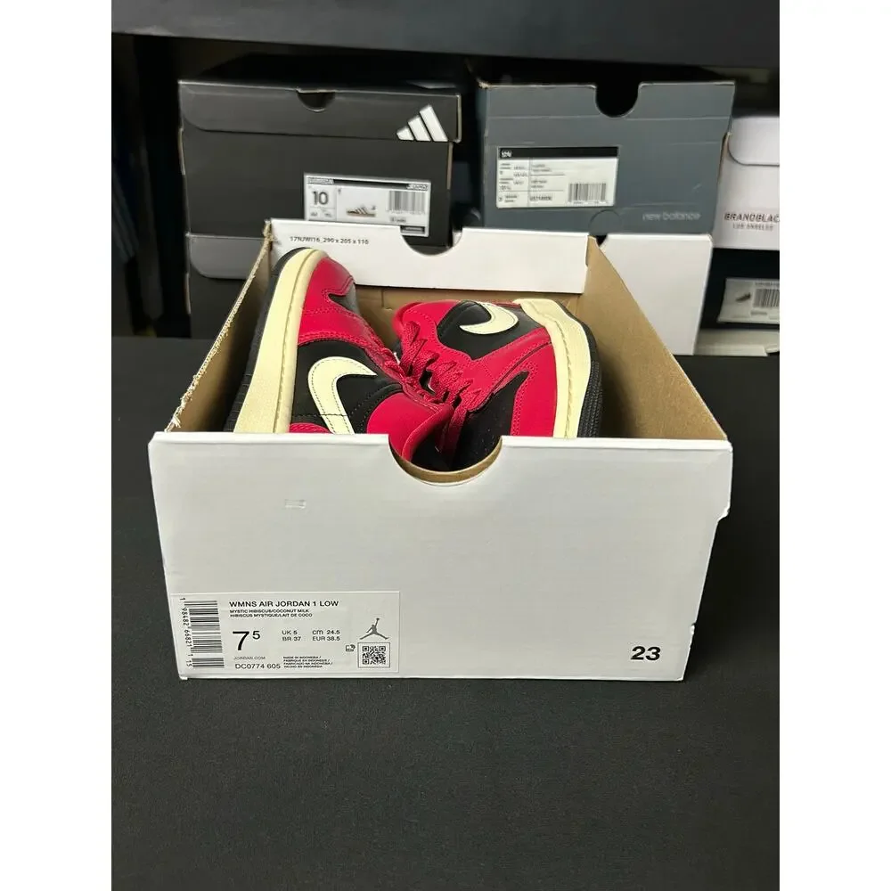 Jordan 1 Low Women’s Mystic Hibiscus / $120 Retail!! / Size 7.5 / Brand New!!